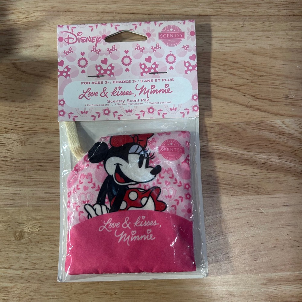 Scentsy Disney Scent Pak Unisex OS Pink Love‎ & Kisses Minnie Mouse NIP